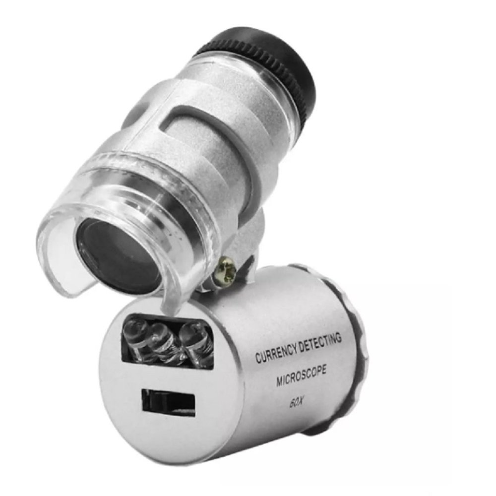 60X Magnifying Loupe Jewelry Jewelers Pocket Magnifier Loop Eye Glass Led Light